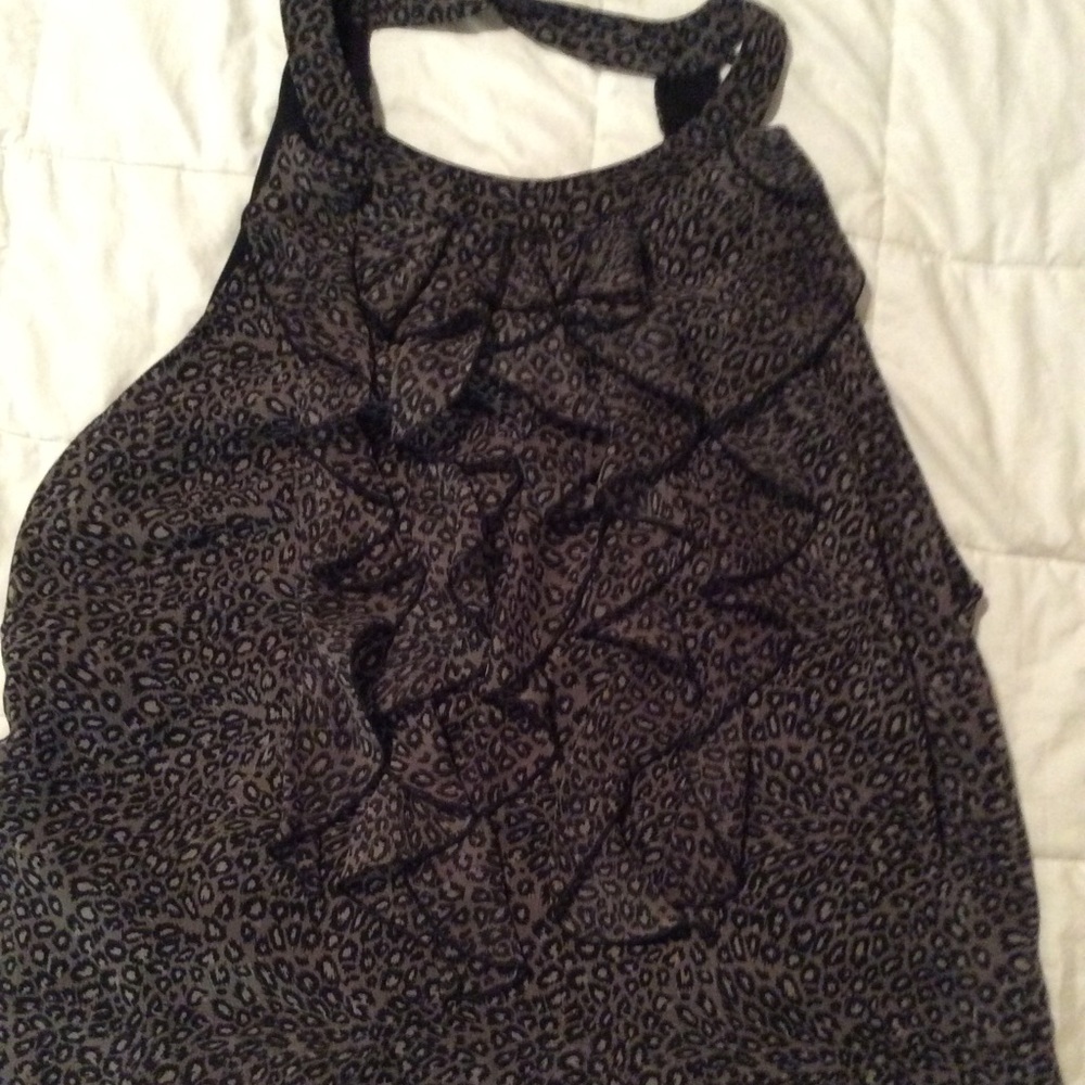 Polyester chiffon tank
